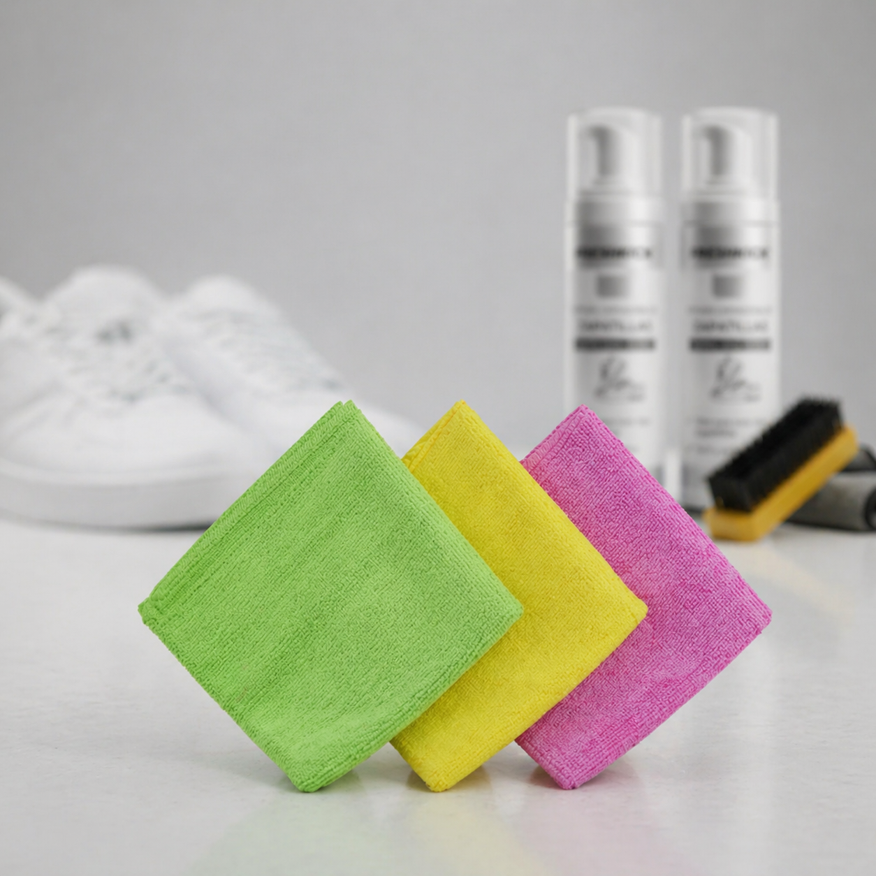 Kit x3 Paños de Microfibra para Zapatillas