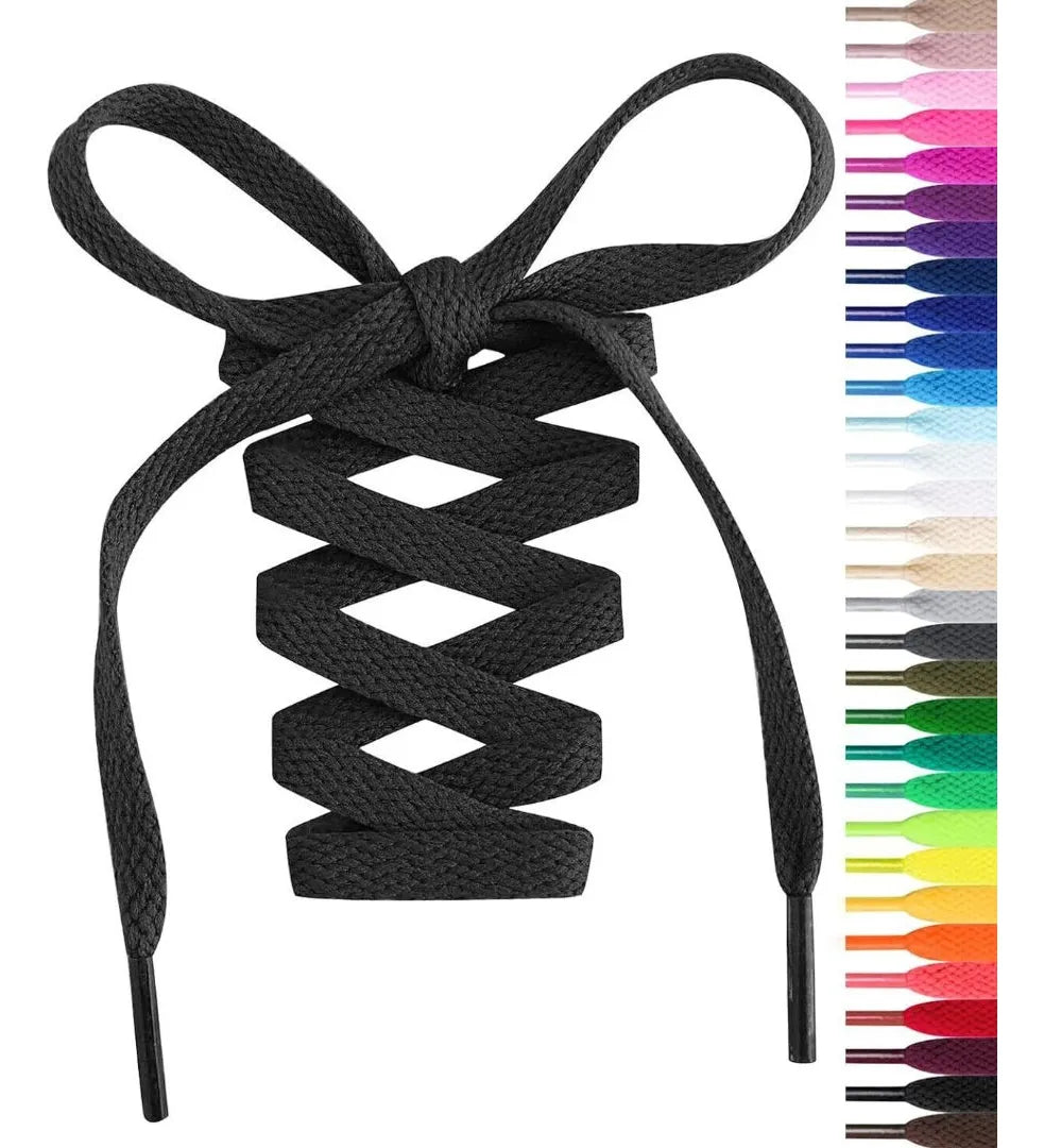 Pack X3 Cordones Para Zapatillas | Calidad Premium | Color negro 👟