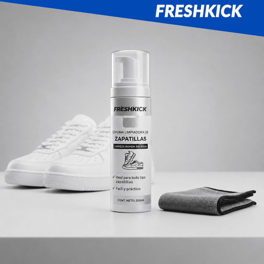 FreshKick – Espuma Limpiadora de Zapatillas | Limpieza Rápida Sin Agua
