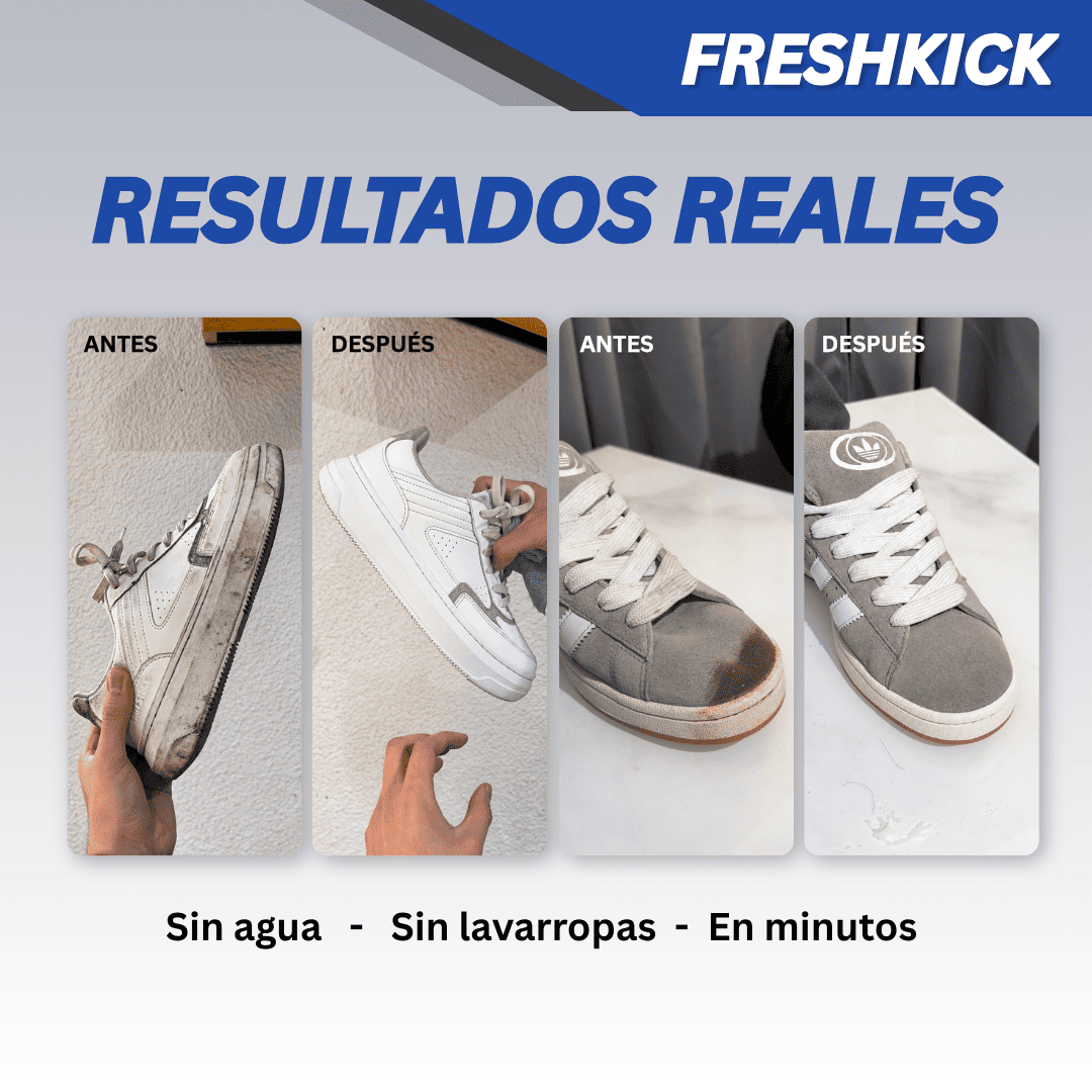 FreshKick – Espuma Limpiadora de Zapatillas | Limpieza Rápida Sin Agua