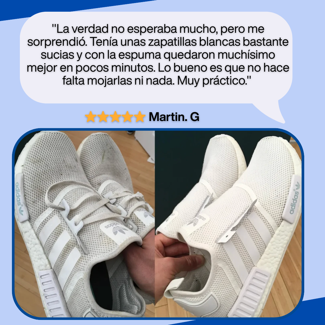FreshKick – Espuma Limpiadora de Zapatillas | Limpieza Rápida Sin Agua