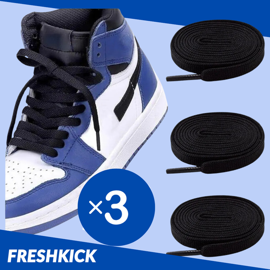 Pack X3 Cordones Para Zapatillas | Calidad Premium |  Color negro 👟